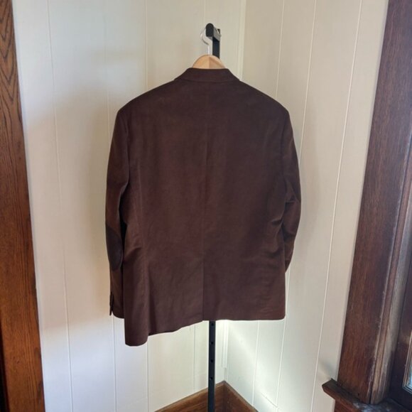 Lauren Ralph Lauren Brown Stretch Corduroy Sport Coat Men’s 44R Elbow Patches - Picture 5 of 10